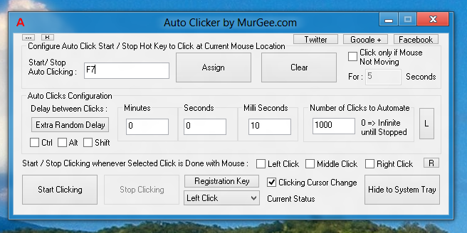 Murgee Auto Mouse Clicker 3.4 Crack